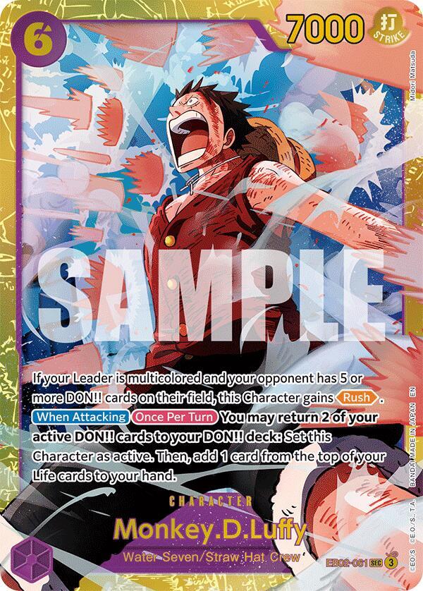 Monkey.D.Luffy (061) #EB02-061 (Extra Booster: Anime 25th Collection)