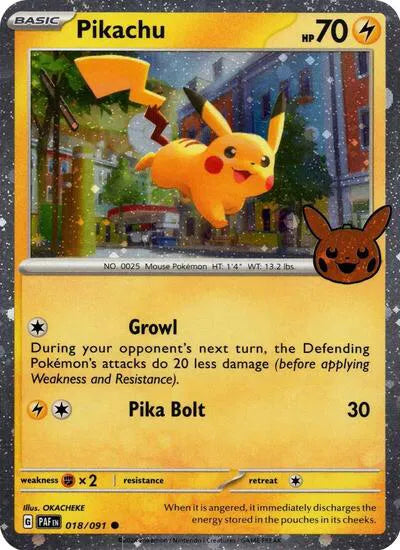 Pikachu (Cosmos Holo) #018/091