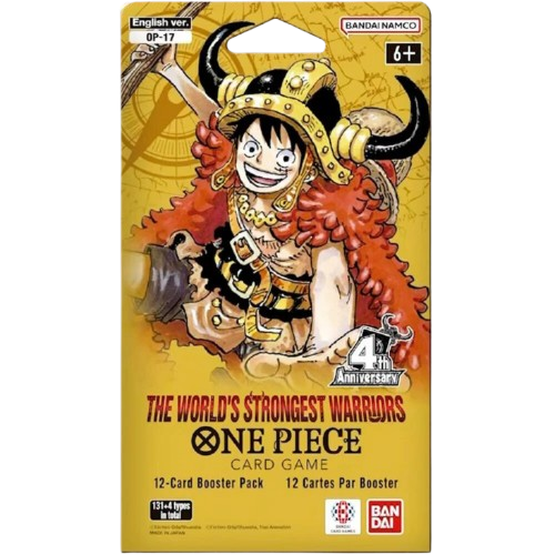 The World's Strongest Warriors Sleeved Booster Pack