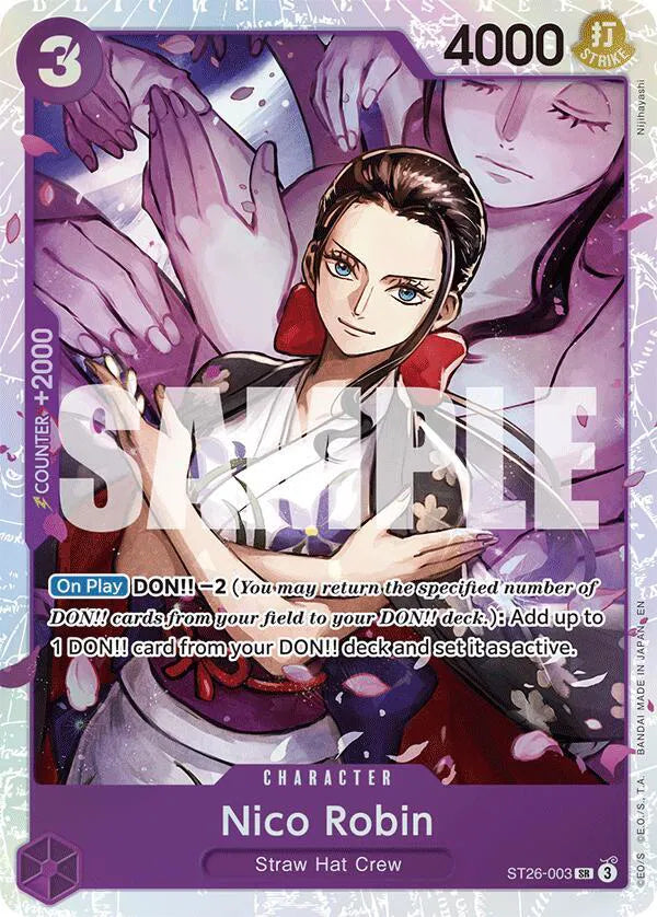 Nico Robin #ST26-003 (Starter Deck 26: PURPLE/BLACK Monkey.D.Luffy)